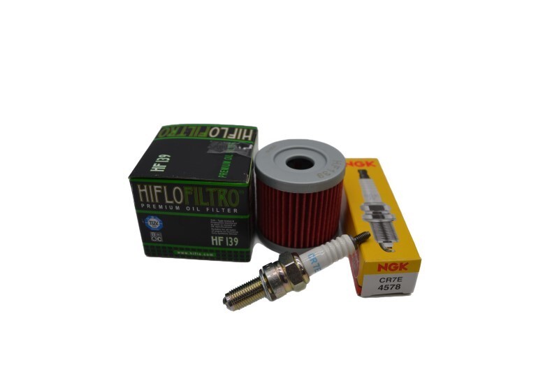 Suzuki LTZ400 Oil Change Kit NGK Spark Plug Filter Arctic Cat DVX LTZ 400 KFX