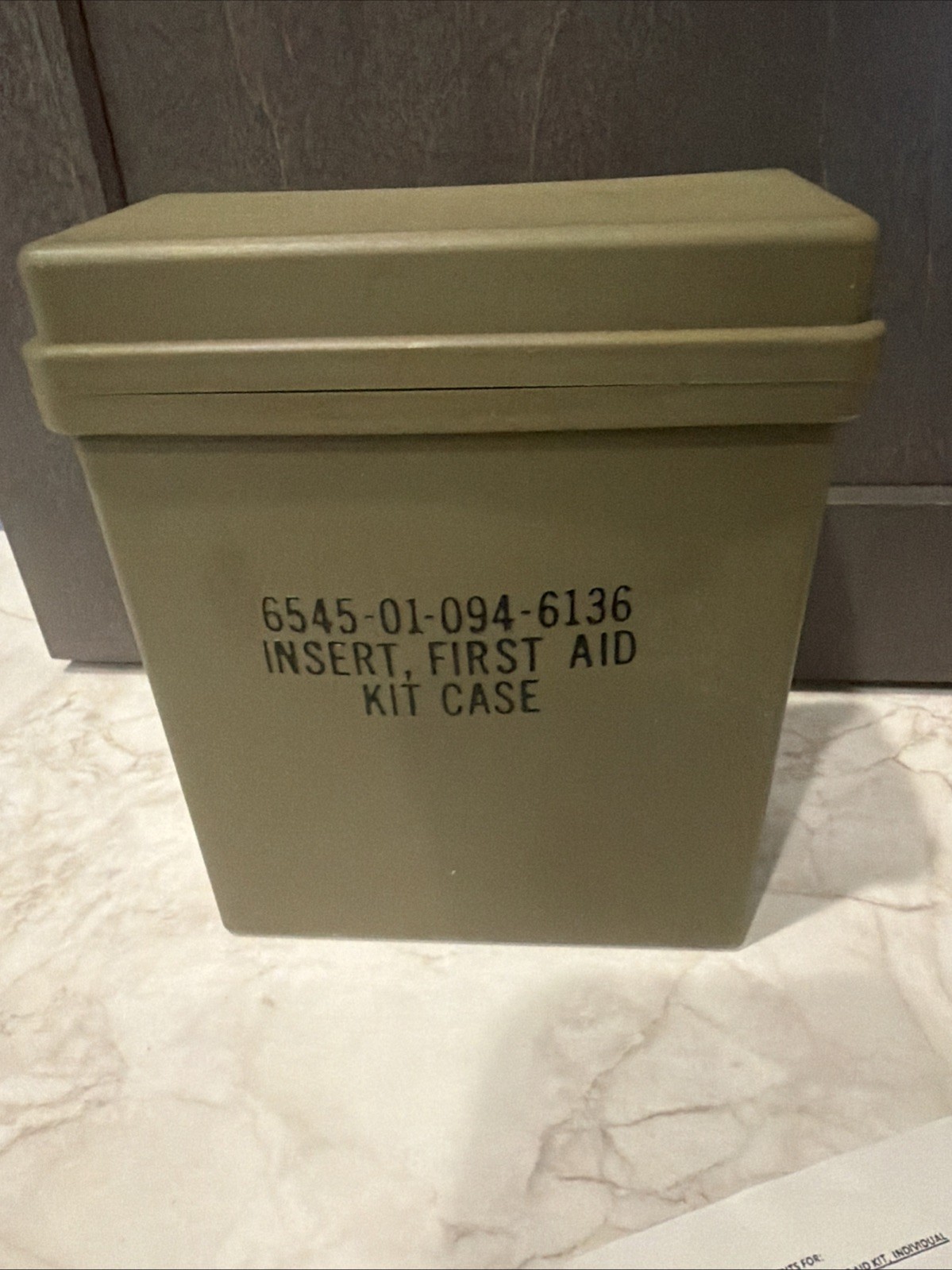 U.S. Military First Aid Kit Individual Pouch W/ insert case 6545-01-094-6142 NEW