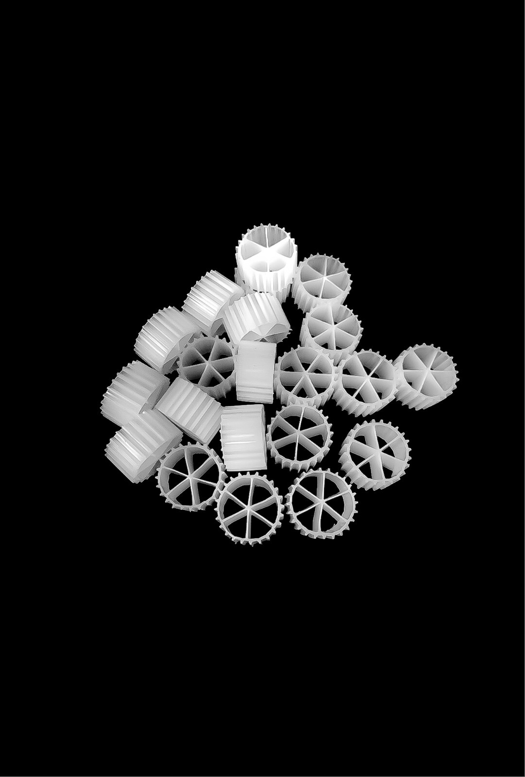 Moving Bed Filter Media MBBR, Better than Kaldnes, Filter Media - 4 Cubic Feet