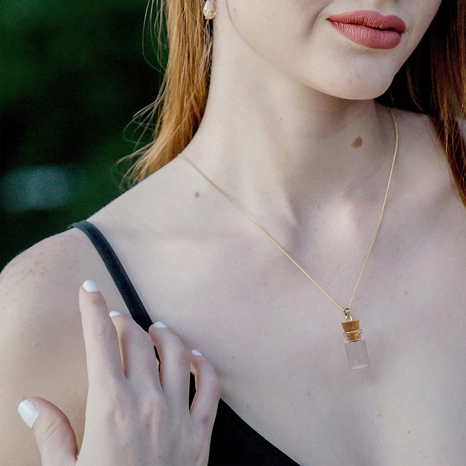 100 PCS Small Bottles 1ml 13x18mm Clear Cork Vials Glass Bottles Wishing Bottle