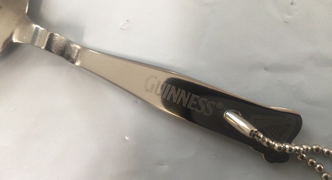 Brand New Licensed GUINNESS Beer Black And Tan Bartender's Pub Pouring Spoon
