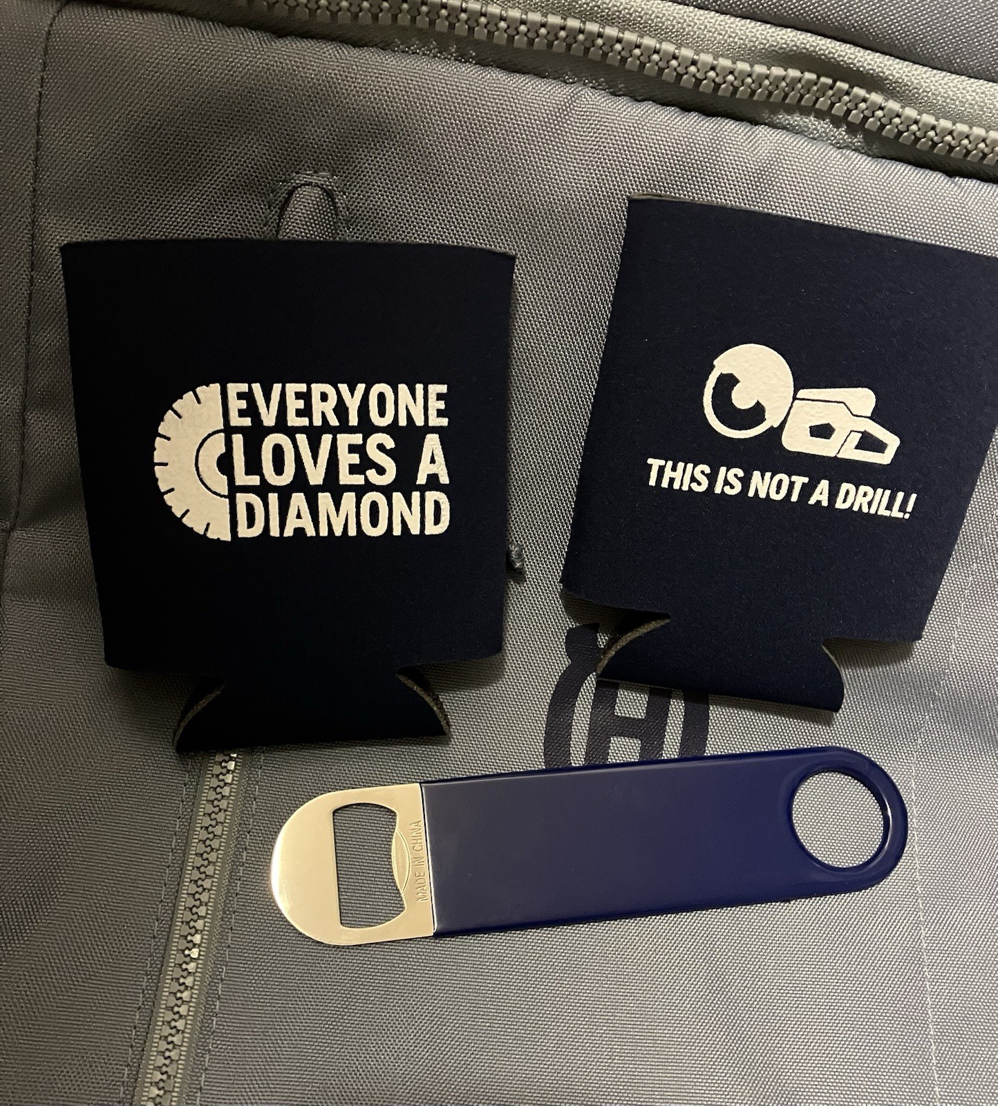 Husqvarna Promo Cooler Backpack Bag Brand New With 2 Koozies & Bottle Opener