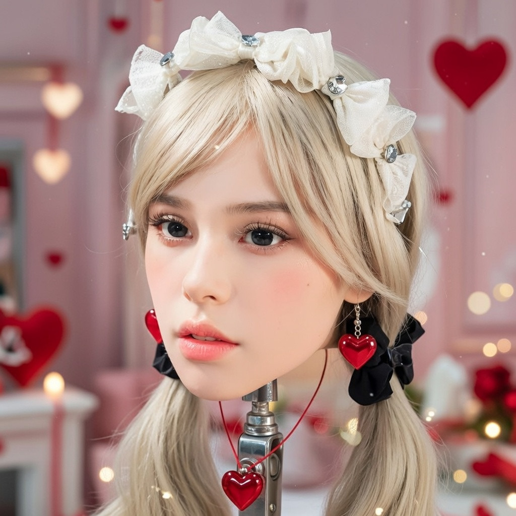 1:1 realistic adult dummy head, M16 screw interface,ncludes hairpiece and matchi