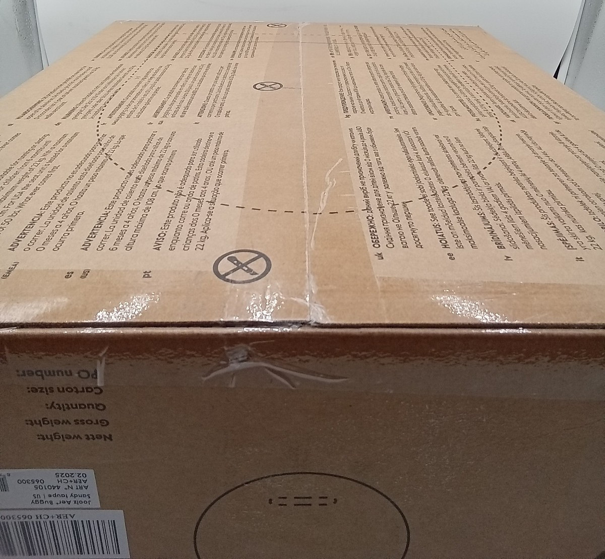 Joolz AER+ Lightweight & Compact Travel Stroller Sand Taupe