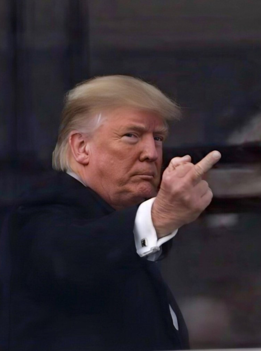 Donald Trump Middle finger Funny Meme Metal Fridge Magnet 3x4 6992