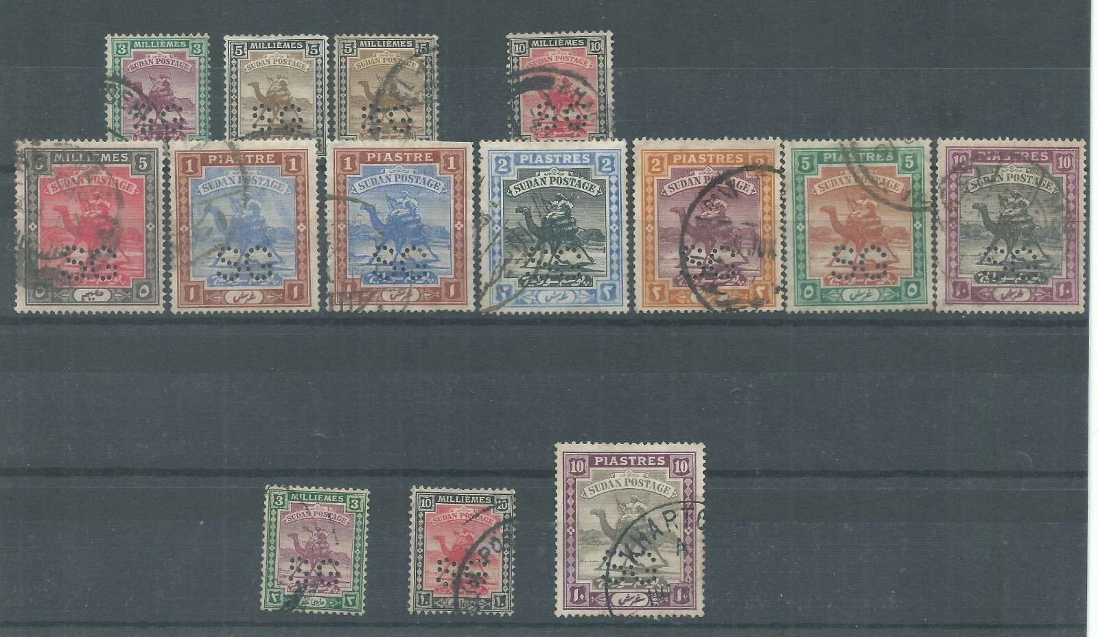 Sudan service 1913, 1927.