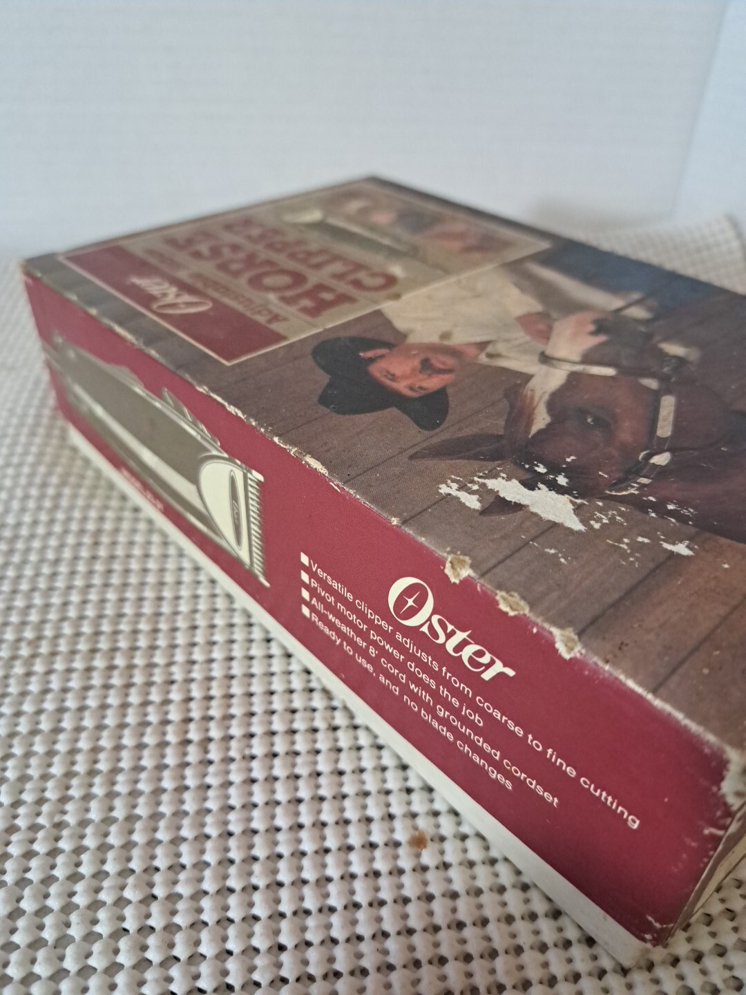 Vintage Oster Electromatic Model 23 Horse Animal Clippers w/Original Box Works