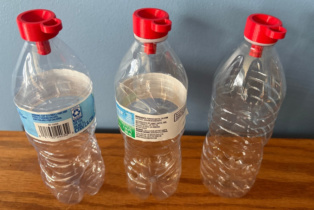 3 X Wasp and Bee trap uses regular water bottle screw on cap Use multiple times