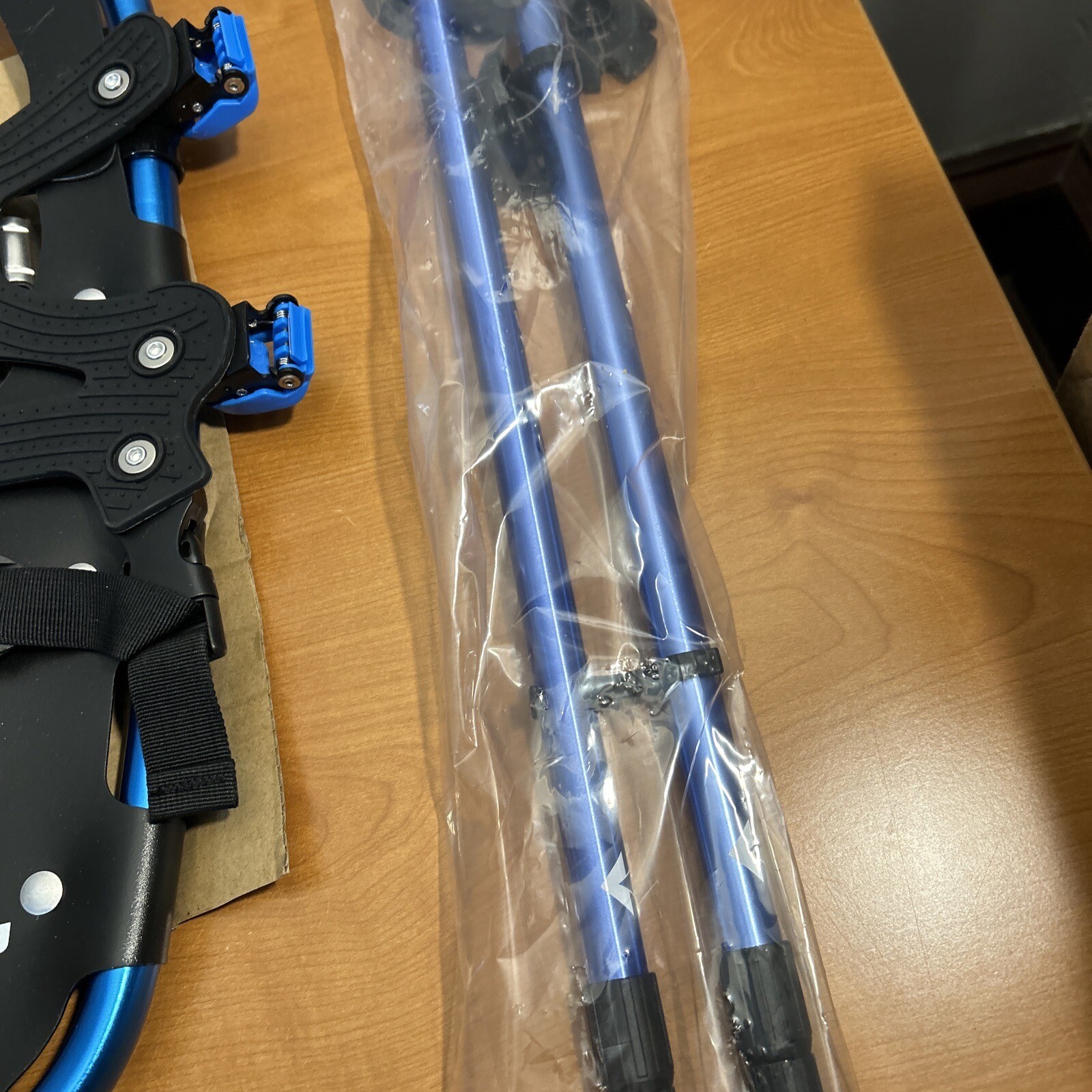 Snowshoes for Men Women Kids Gpeng 821 Xtreme Lightweight BLUE 21", 70 - 150 LBS