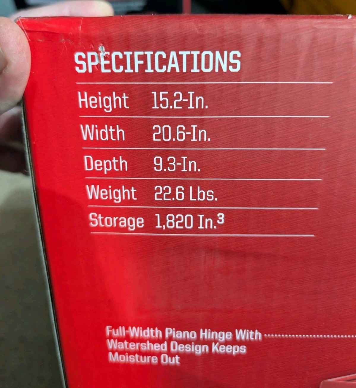 New In Box SEARS CRAFTSMAN 4 DRAWER PORTABLE STEEL TOOL CHEST 35424 BOX LOCKABLE