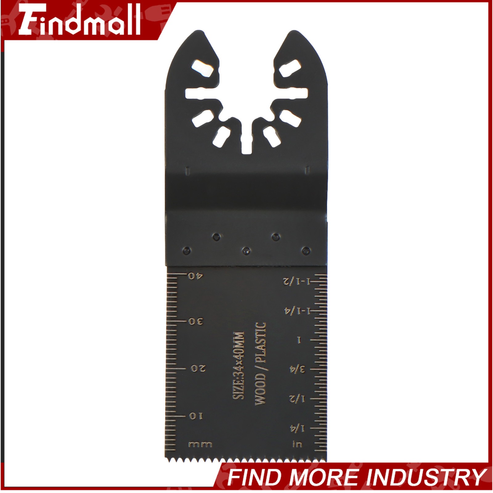 Findmall 110 PCS 6 Types Oscillating Saw Blades Multi Tool Blades for Soft Metal