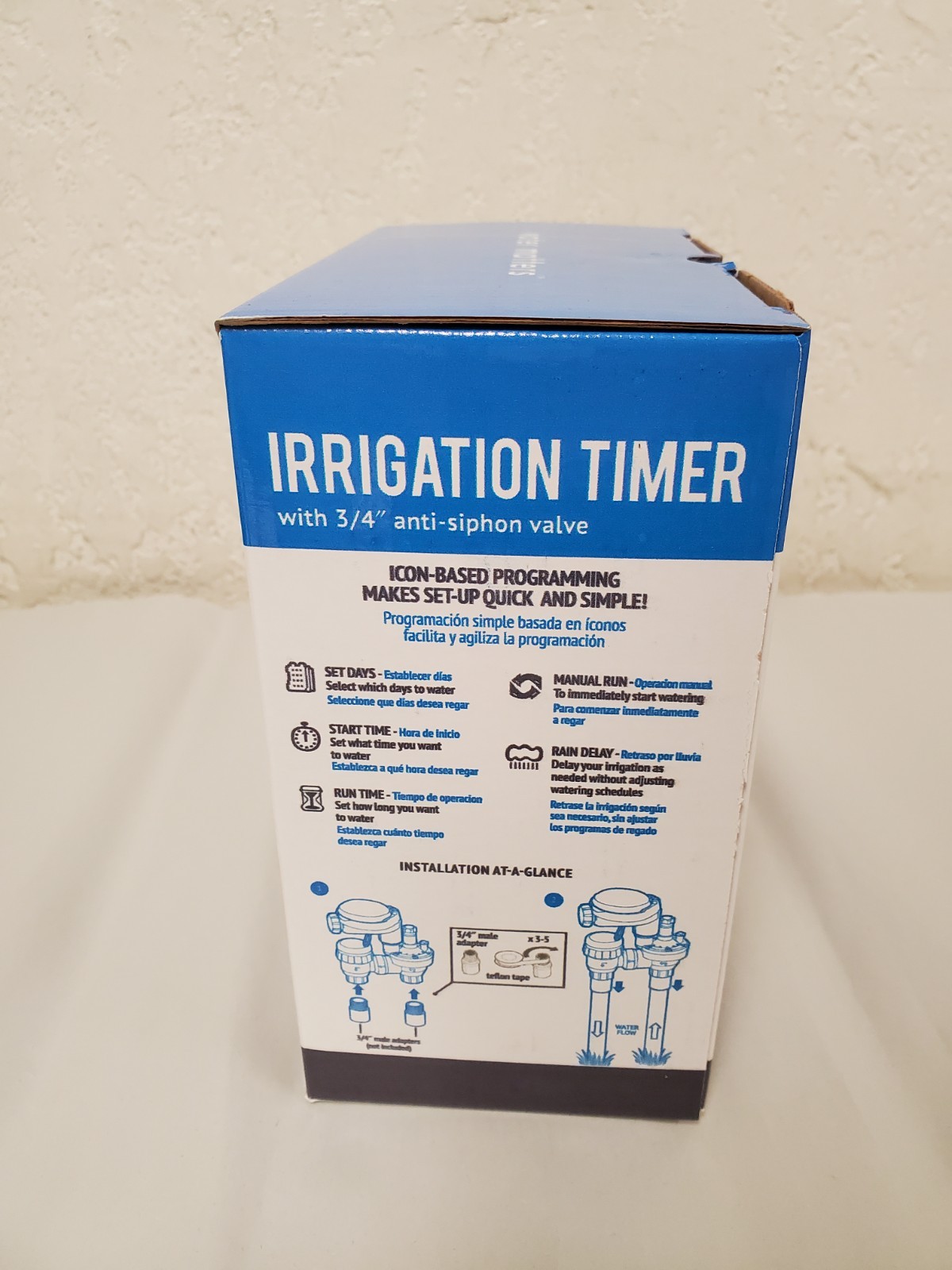 *New* DIG 3/4 in. Digital Timer with Anti-Siphon Valve (RBC8000) *Free Shipping*