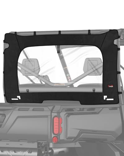 UTV Soft Rear Windshield Compatible With Can-am Defender 2016-2024 HD 5/ 7/