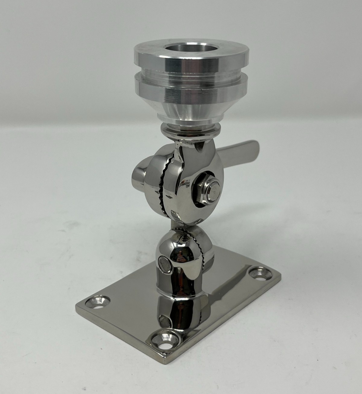 Adjustable Fixed Mount for Starlink Mini Antenna - Marine Grade 316 SS Boat