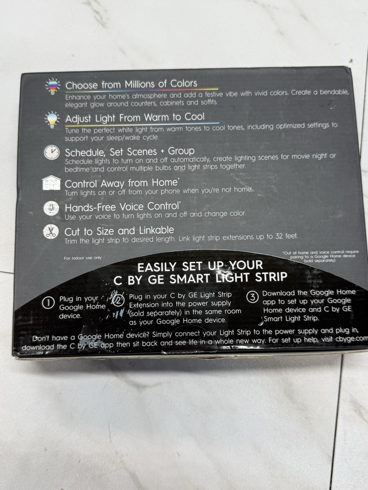 GE Cync LED Full Color Smart Light Strip Extension – 40" Indoor – BRAND NEW