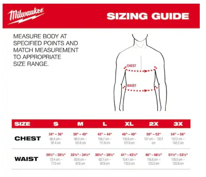 NEW Milwaukee Men's LARGE M12 Axis Black Heated Vest Kit M300B-21L