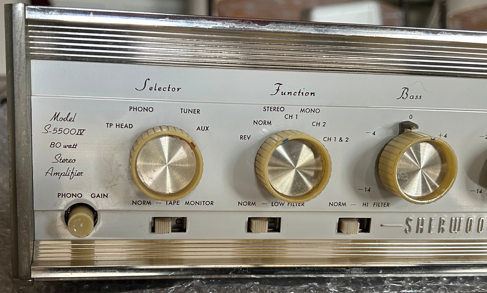 Sherwood S-5500 IV Integrated Tube Amplifier Amp S5500IV VINTAGE See Video