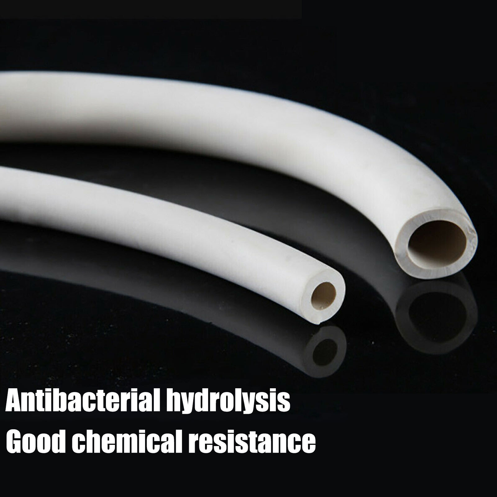 White Rubber / Vacuum Tube Laboratory Hose Pipe High Quality Inner Dia 2mm~25mm