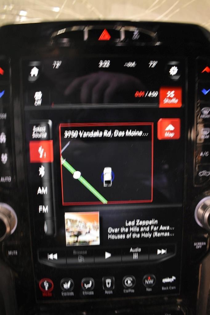 2021 RAM 2500 12" UCONNECT 5 OEM RADIO W/ CONTROL PANEL & MODULE UAX W/ 4C NAV