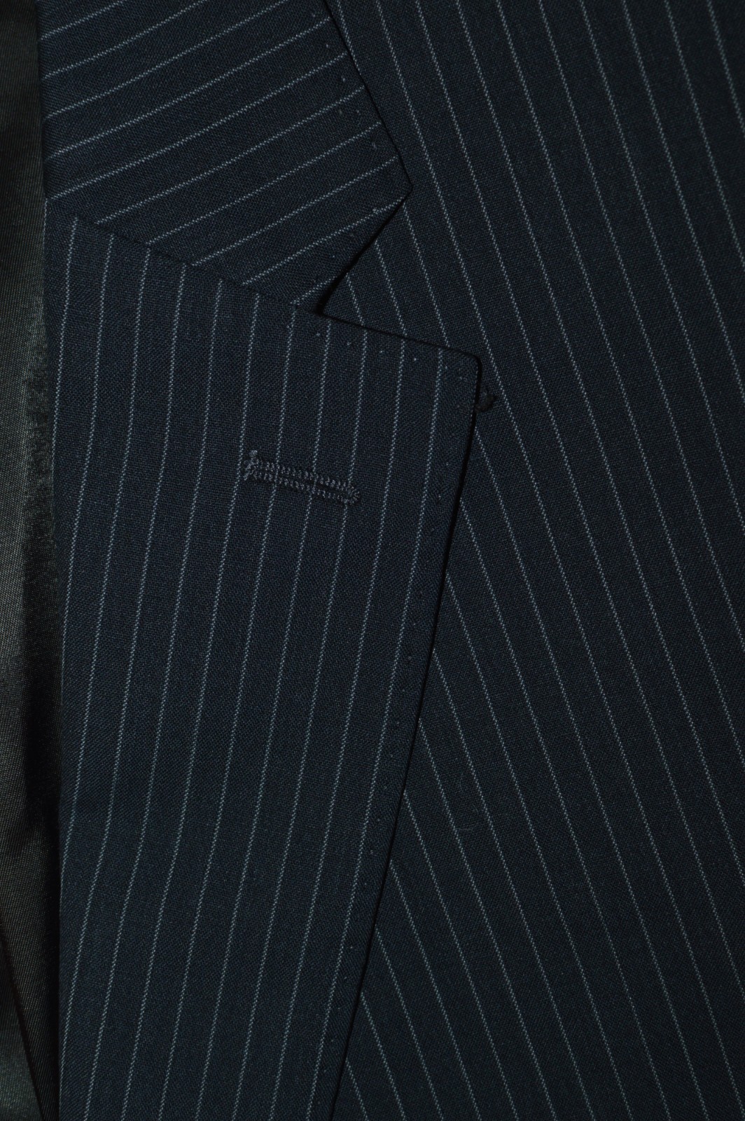 (2Pc Suit 46L 46 Long L) LAUREN RALPH LAUREN black Striped Slim Fit Suit 38x31