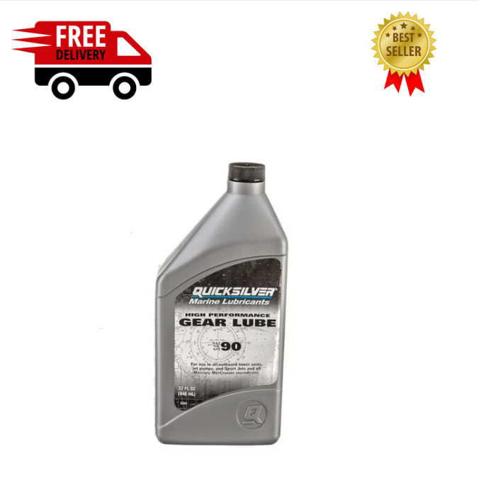 Quicksilver 858064Q01 High Performance SAE 90 Gear Lube for Mercury Outboards