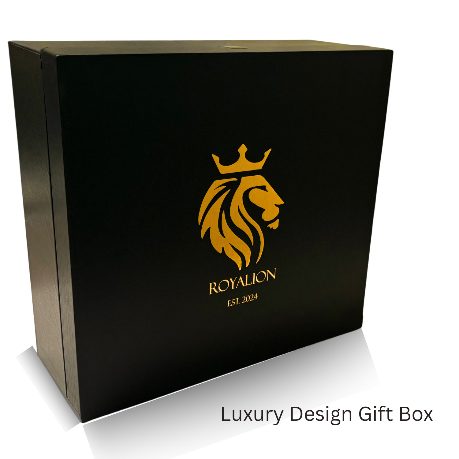 Whiskey Decanter 5 Piece w/4Glasses- Luxury Gift Box to Your Man By ROYALION