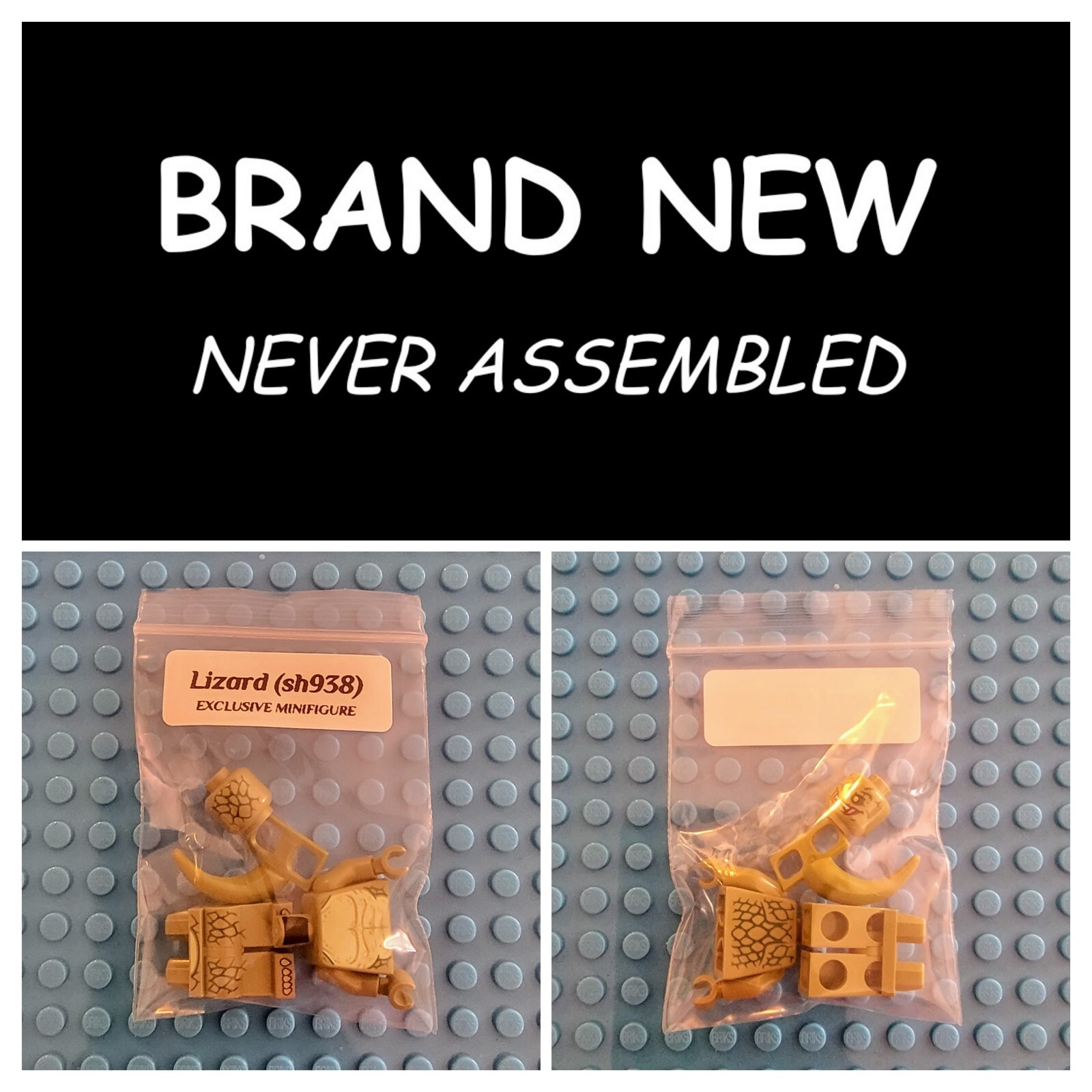 LEGO Lizard sh938 from Spiderman vs Sandman Set Exclusive Minifigure LIZARD ONLY