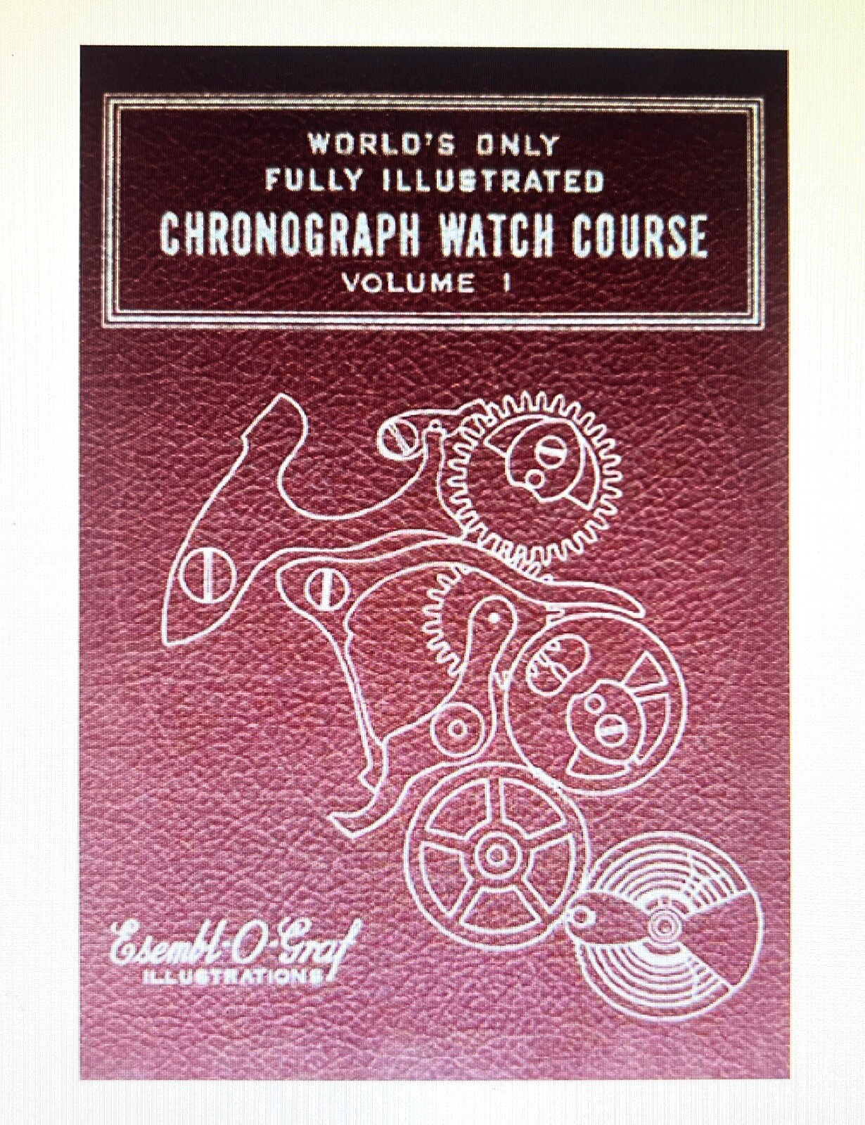 ESEMBL-O-GRAF CHRONOGRAPH WATCH Repair Course COMPLETE 28 Volumes on CD