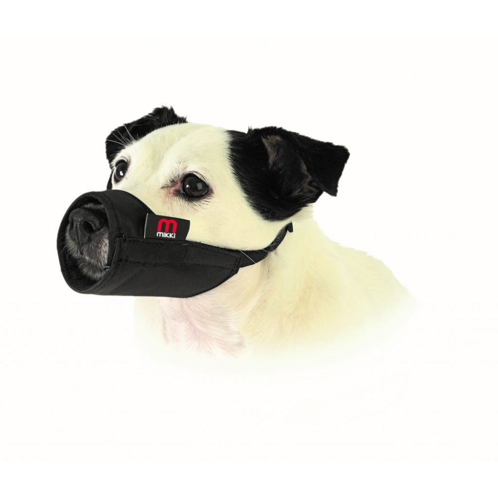 Mikki Muzzle for Dogs XS-XL Size 0-10 Soft Nylon Bite Protection Dog Training