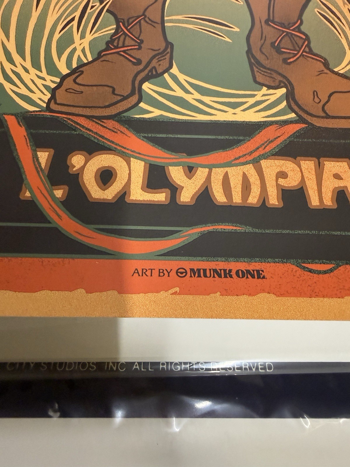 Gary Clark Jr PARIS 2022 Munk One Artists Proof L'Olympia Poster Signed AP x/25