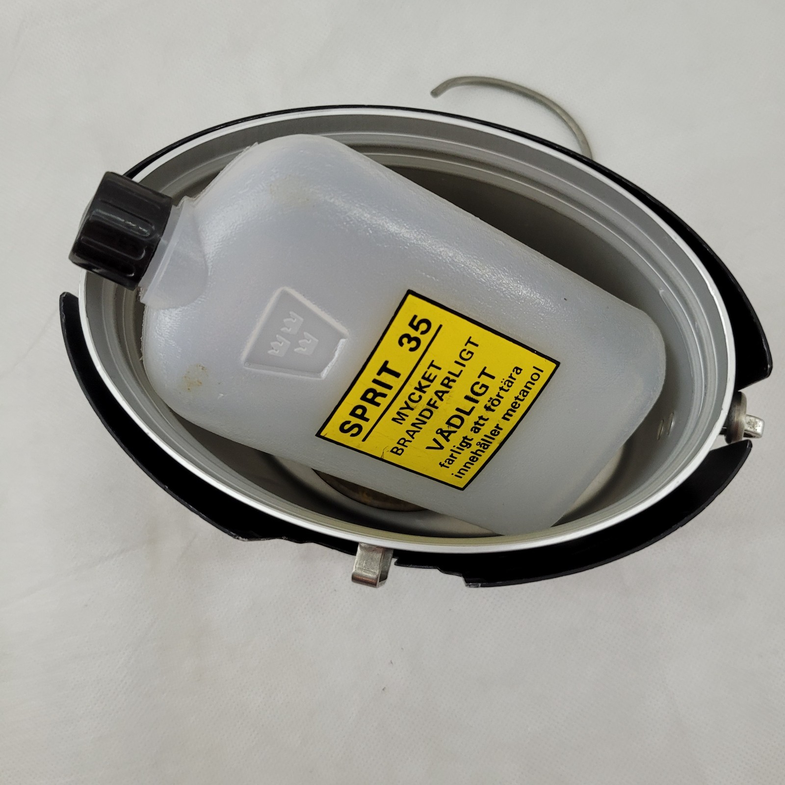 60s -80s Swedish Army Trangia Windshield Stove + Mess Kit + Burner + Bottle NOS