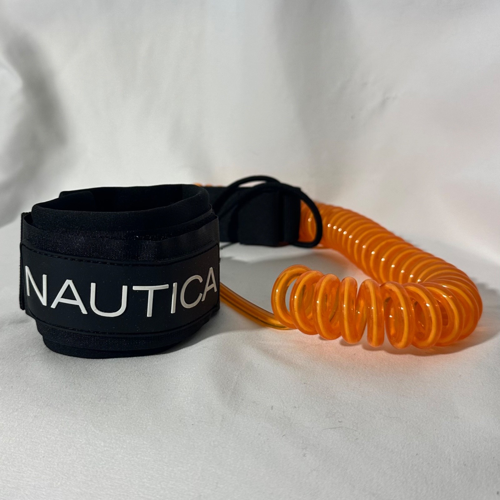 Nautica SUP Paddle board Or Surf Leash – Coiled Cord, Neoprene Ankle Strap