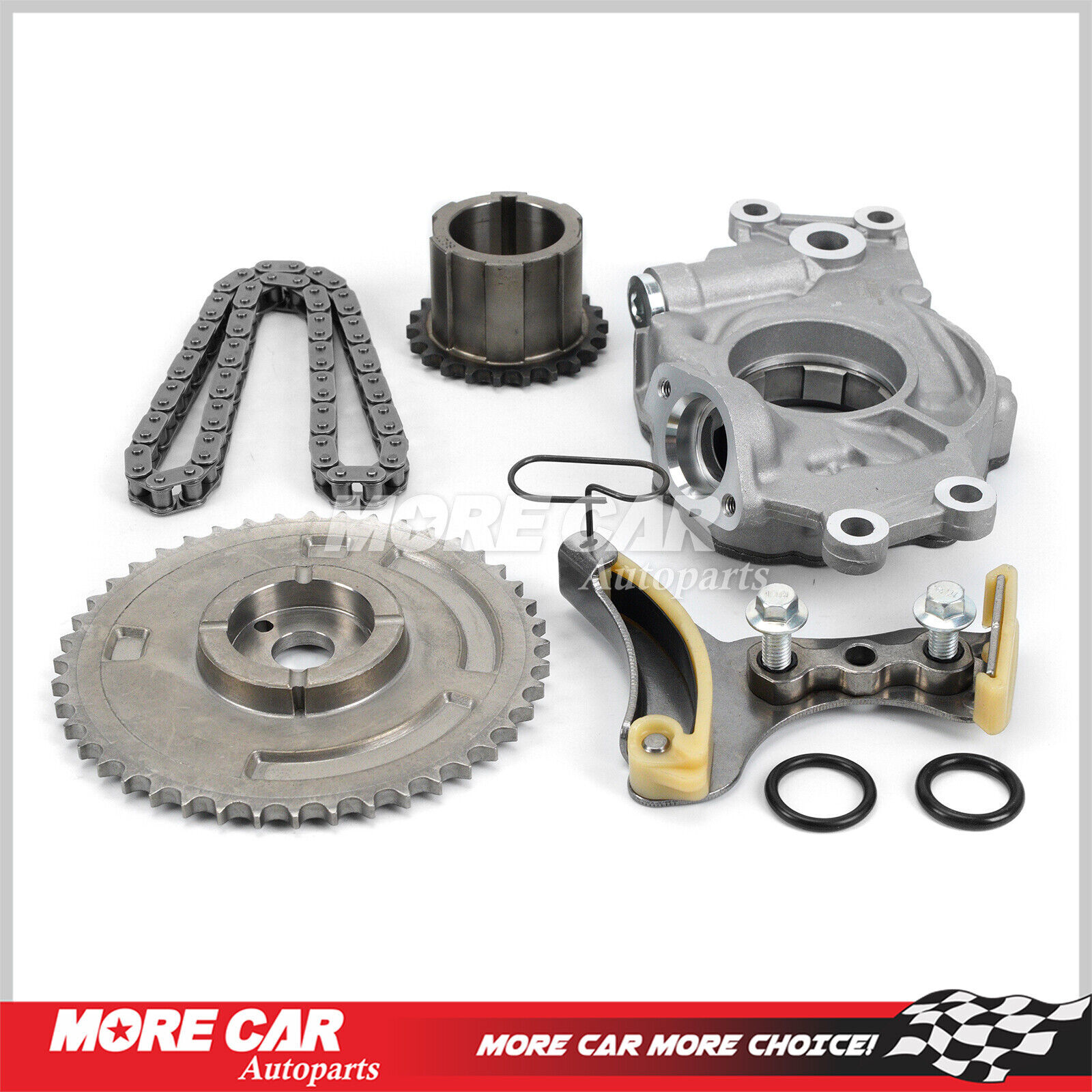 Timing Chain Kit High Volume Oil Pump for 06-17 Chevrolet Tahoe GMC V8 5.3L 6.0L