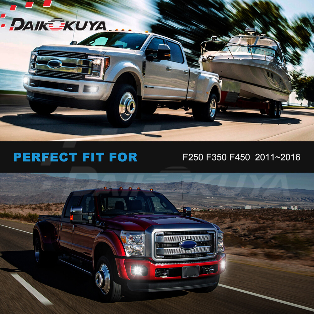 For Ford 2011-2016 F-250 F-350 F-450 F-550 Super Duty Bumper Lamp LED Fog Lights
