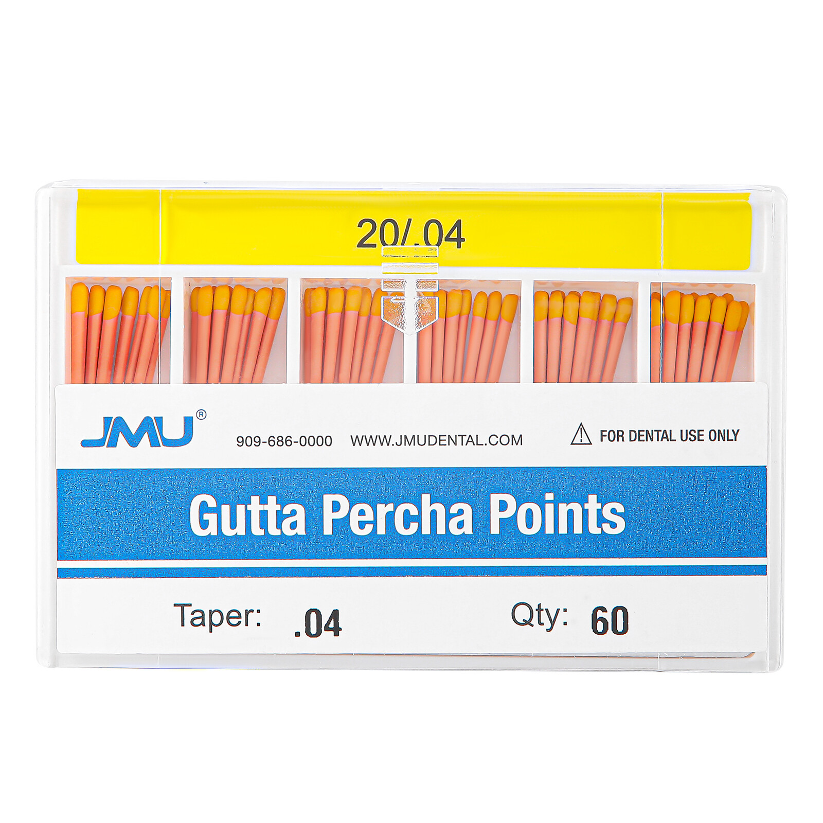 JMU GUTTA PERCHA POINTS Taper 0.4 or 0.6 or Standart Taper All Sizes Dental