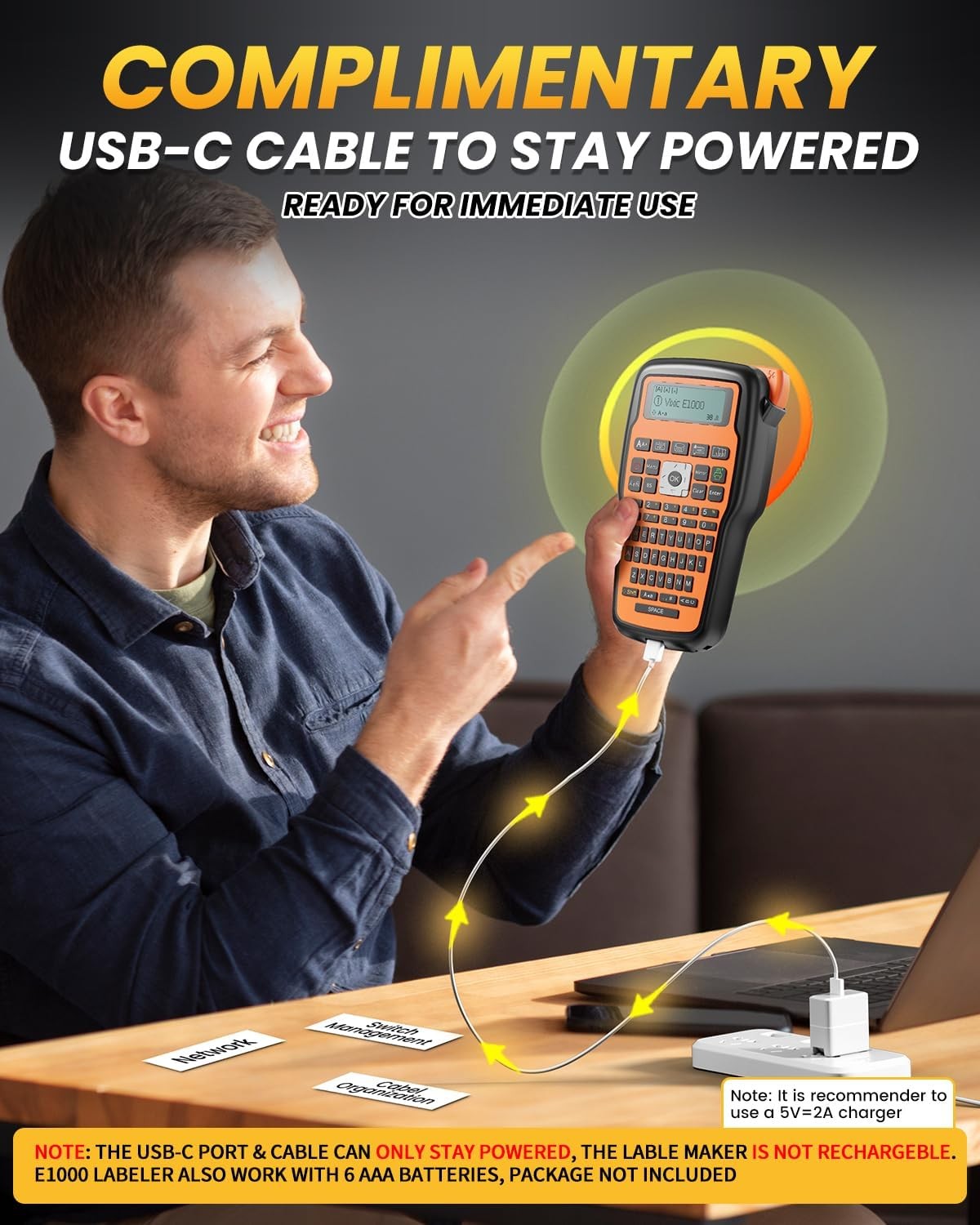 Industrial Label Maker, Label Maker Machine, E1000 Heat Shrink Label Maker