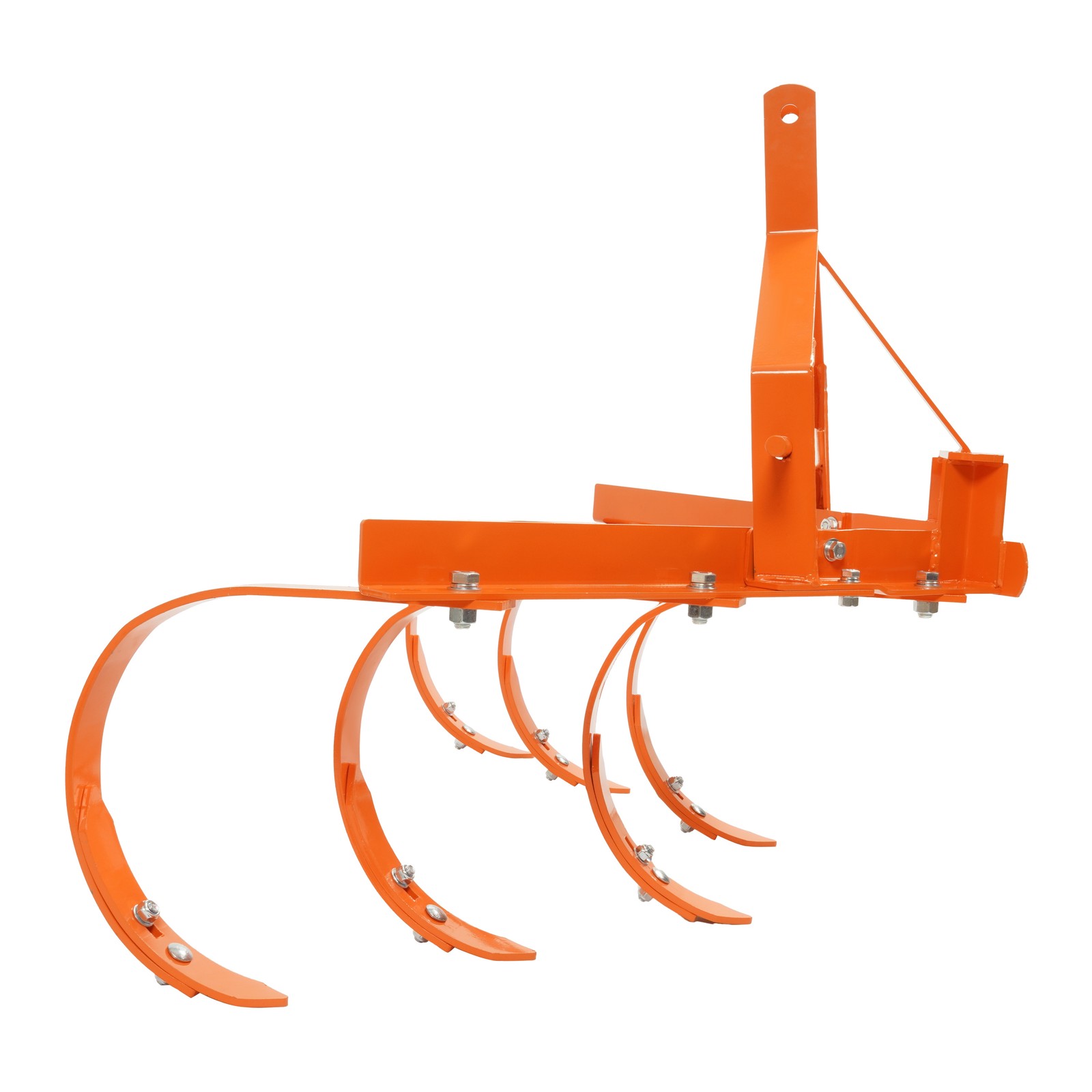 Category 1&3 Point Quick Hitch Cultivator w/ 6 Spring Steel Shanks Tow bebhind