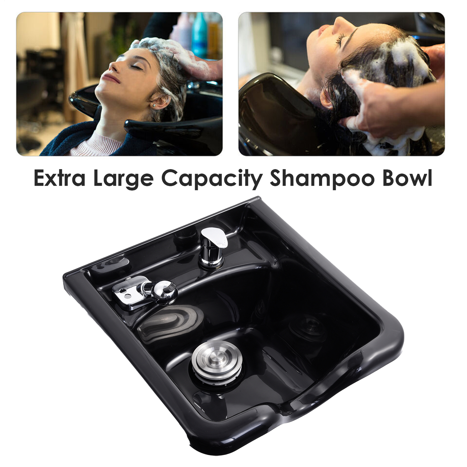 Shampoo Bowl ABS Plastic Salon Spa Hair Sink Beauty Salon Equipment US
