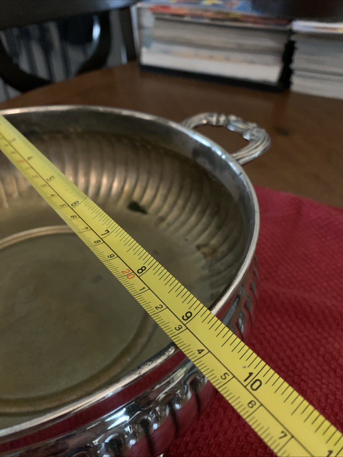 Leonard EP Silver Plated Three Footed Casserole Dish W/handles