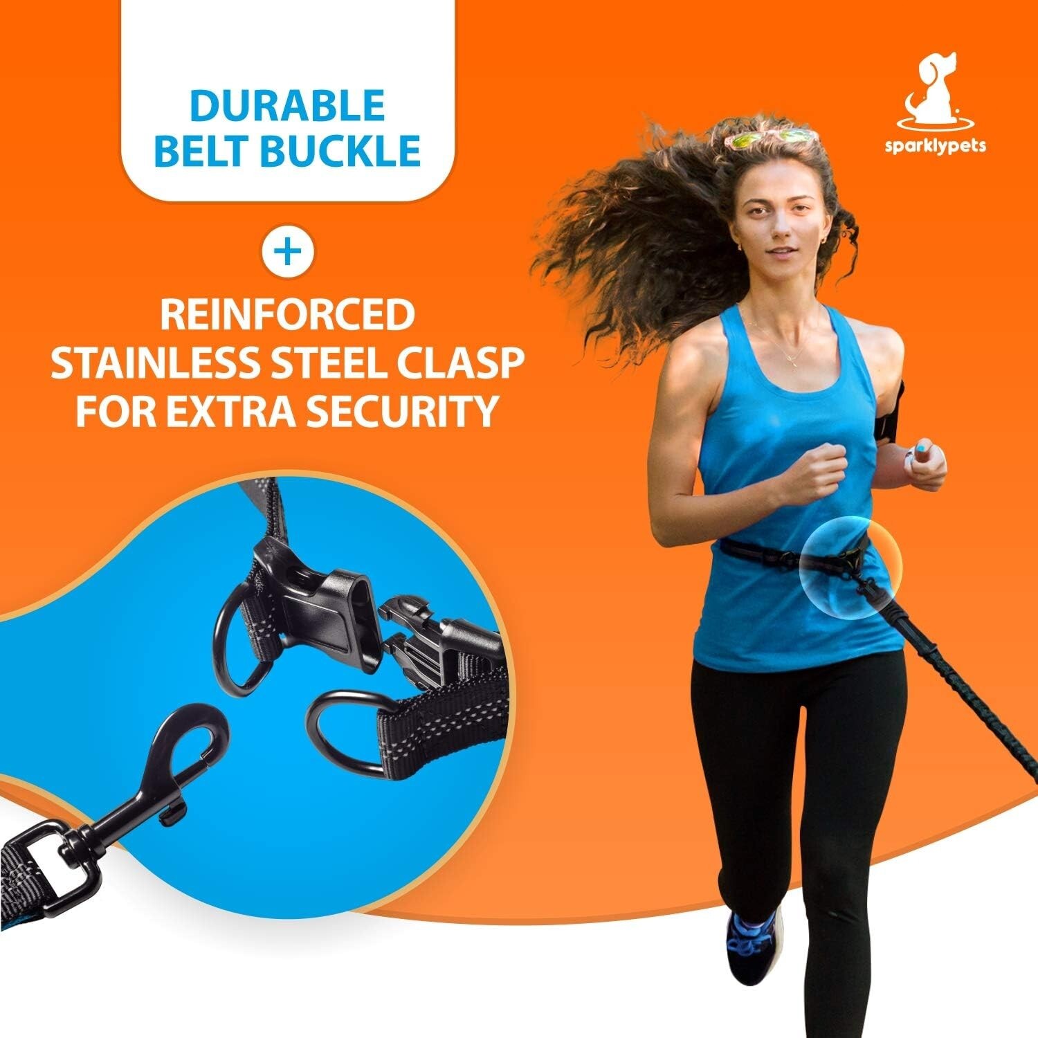 Dual Dog Leash No Tangle Coupler Nylon for Two Large Small Dogs Double-Head Rope