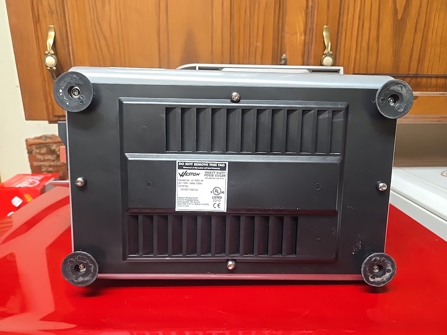 Weston 61-0901-W Heavy Duty Meat and Food Slicer 9" Stainless Steel