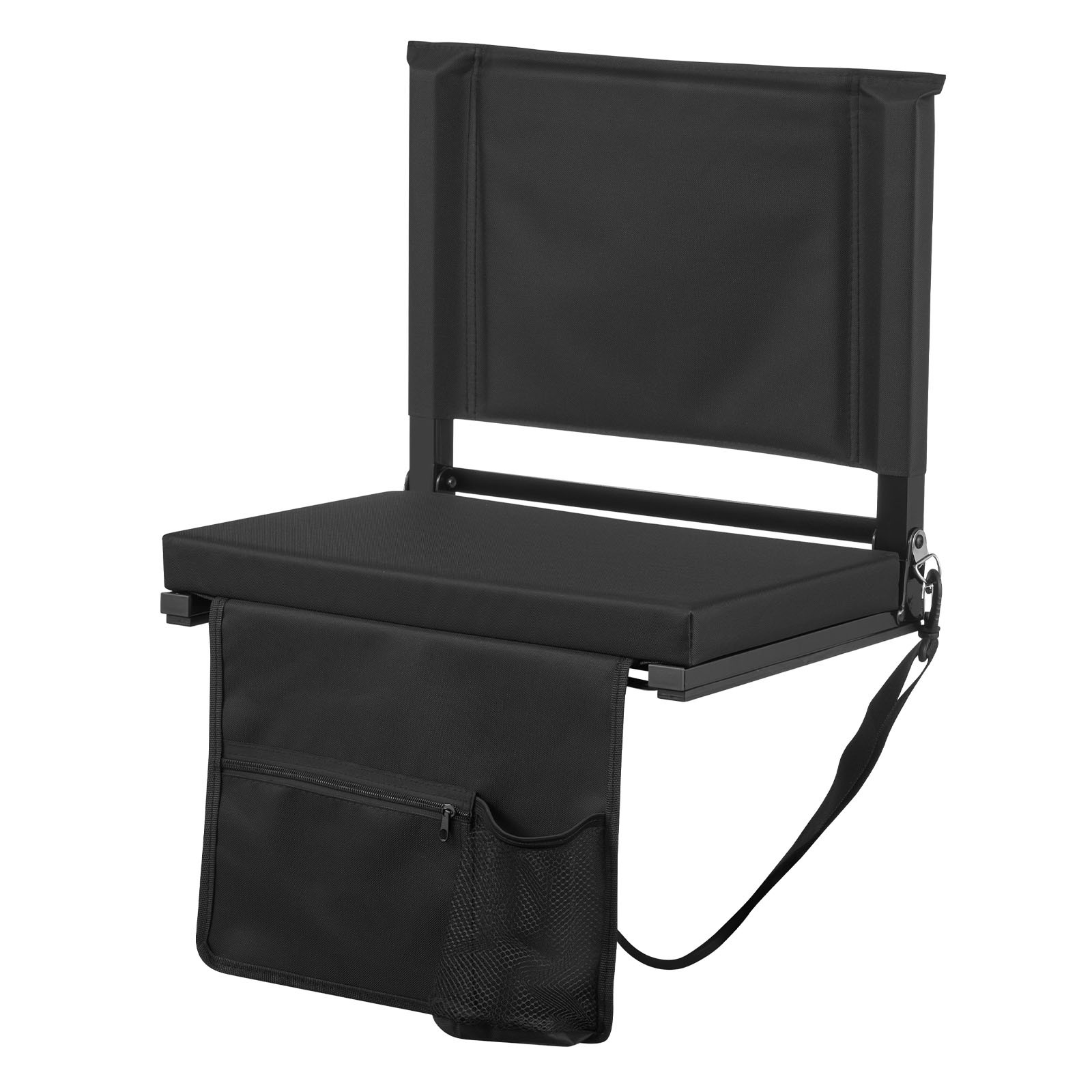 Uimoso Folding Bleacher Chair with Backrest and Padded Cushion for Stadium Use