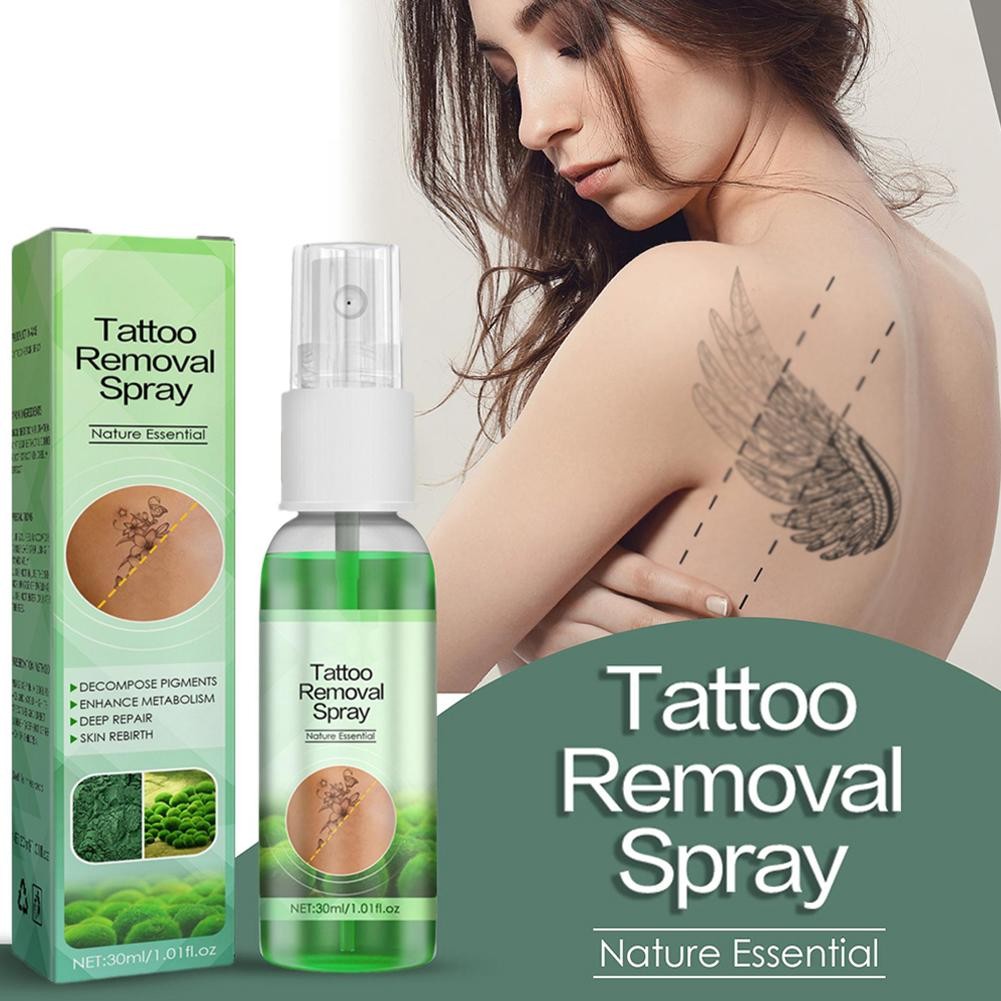 Quick Tattoo Removal Cream Natural Safe Pigment Permanent RemoverSpray J6R1