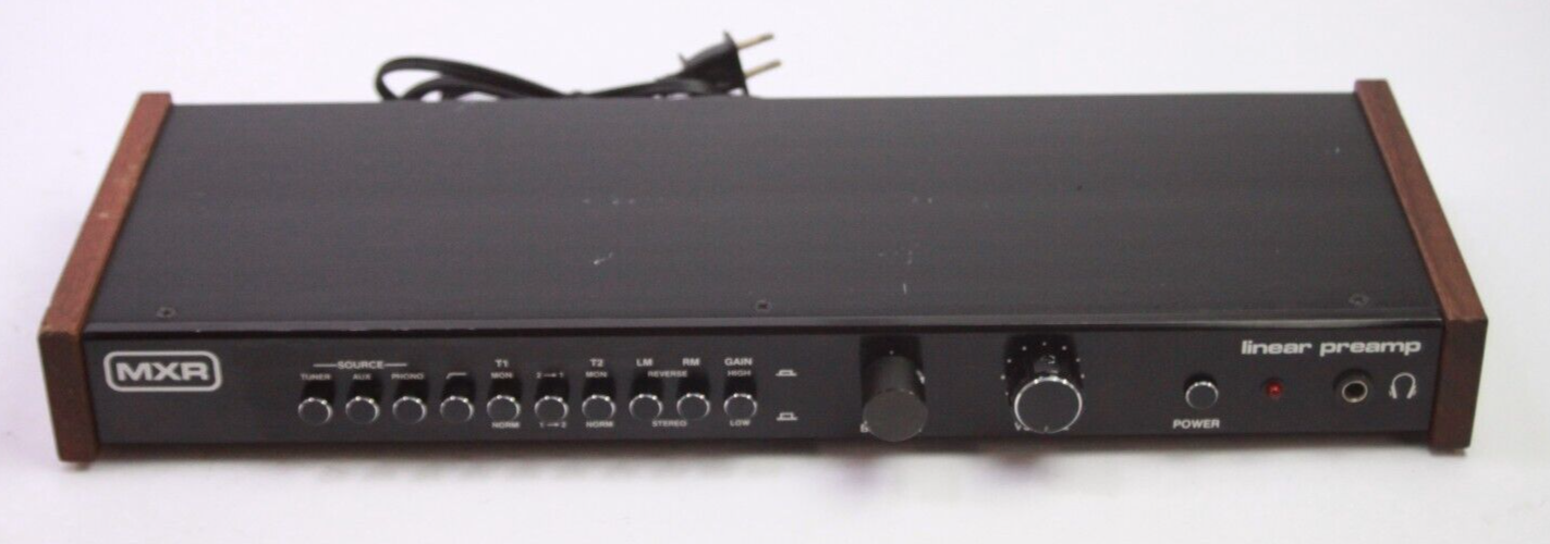 Vintage Wood Grain MXR Linear Preamp Model No 139 Tested