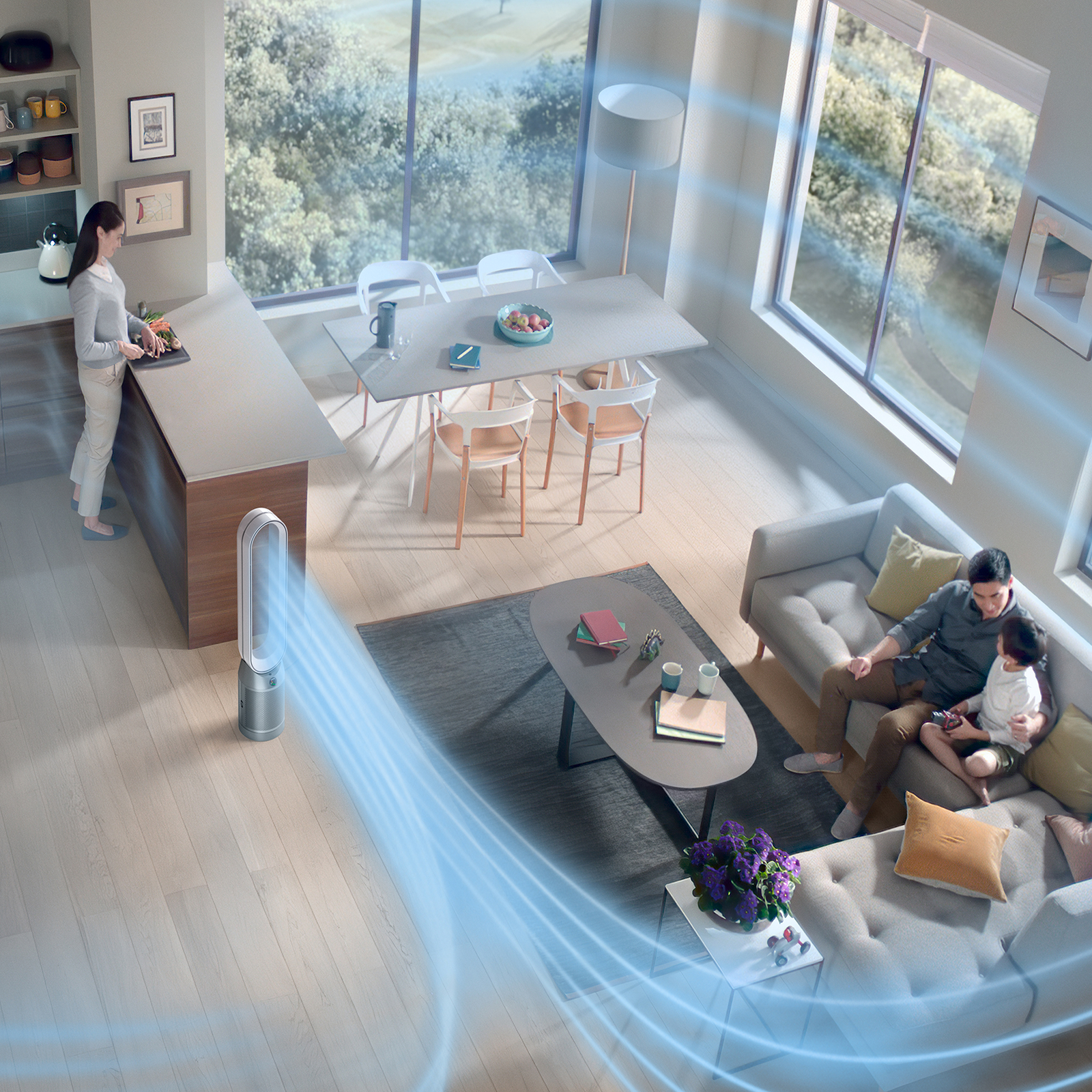 Dyson Purifier Cool Autoreact™ TP7A | White | Refurbished