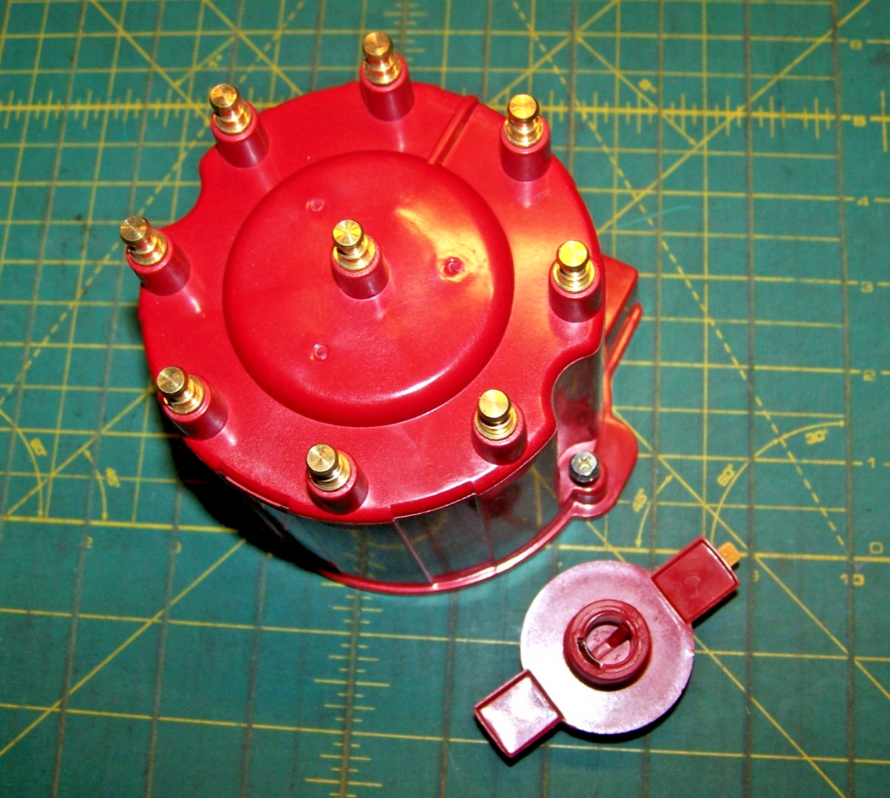 EFI Distributor Cap and Rotor fits 1987-1997 GM 305 350 454 Male Terminals BRASS