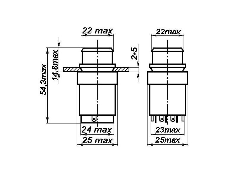 Chernobyl NPP Control Panel RBMK control room Switcher-button with baklight 1pcs