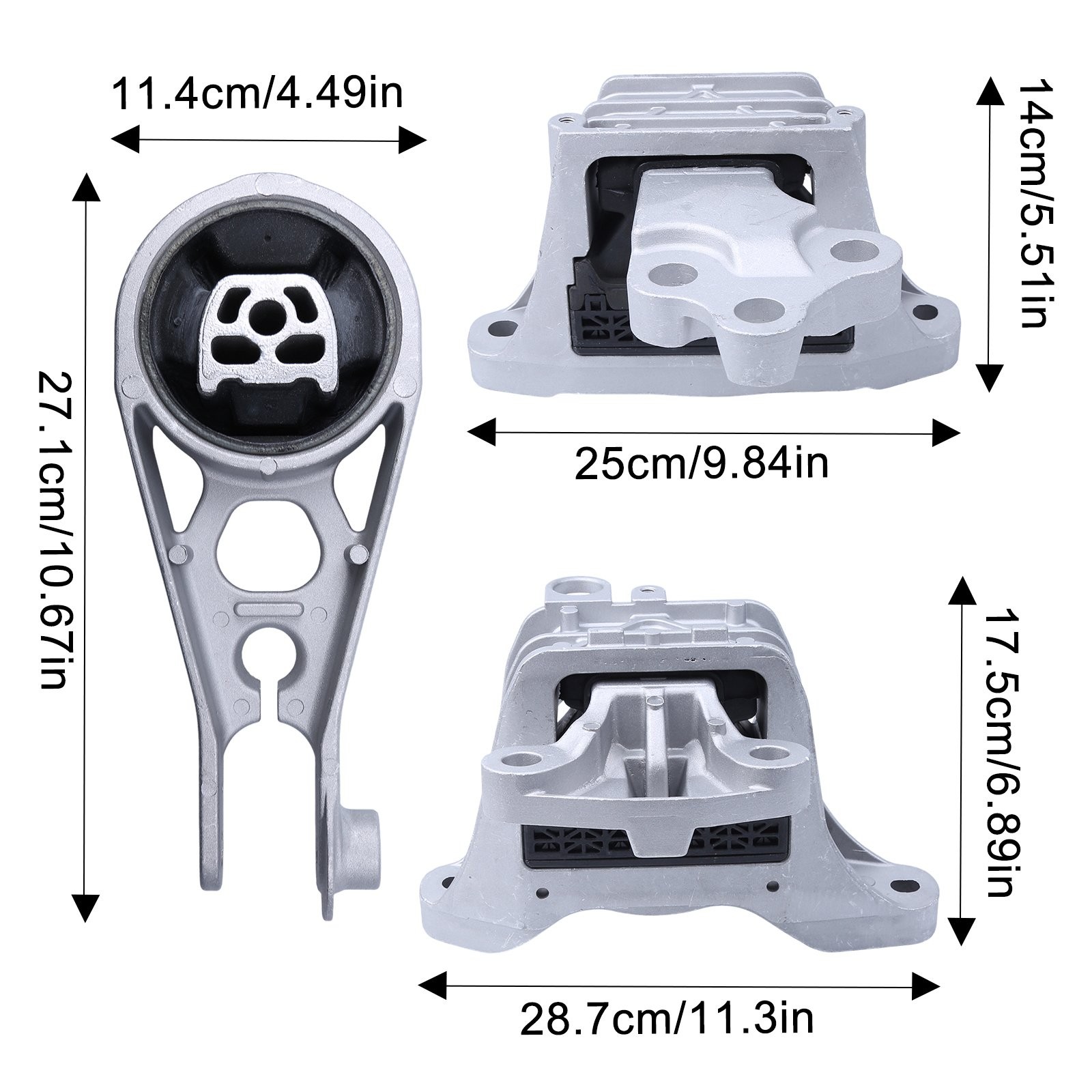 For 2018-2023 Chevrolet Equinox GMC Terrain 1.5L FWD NEW Motor & Trans Mount Set
