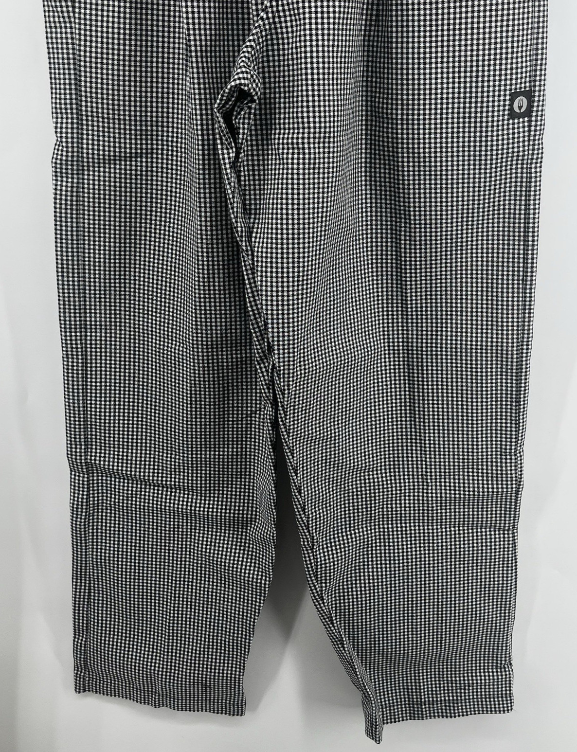 Chef Works Pants Medium Black White Check Unisex New NWT NBCP-000-M