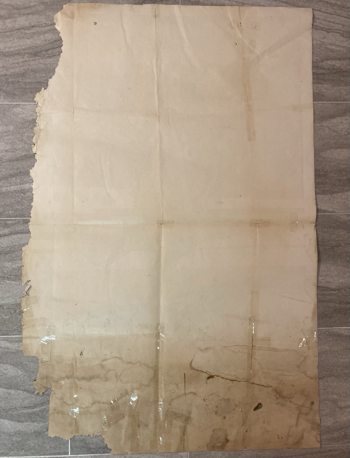 ORIGINAL WW2 UNITED STATES ARMY POSTER AT HOME ABROAD TOM WOODBURN 38”x28 #1